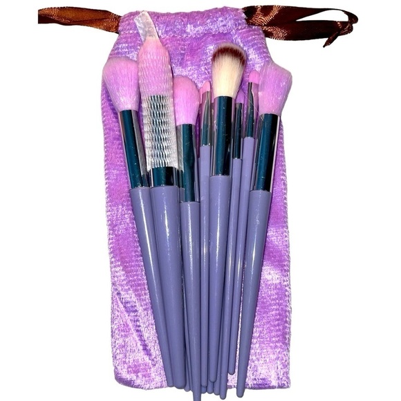 BOUTIQUE 13pc Makeup Brush Set NWT clean- beauty, self-care beauty- rocks TAUPE - Picture 5 of 7